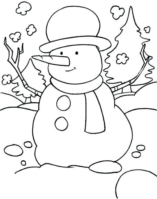 518x657 Kinder Coloring Pages Winter Color Pages Surprising Winter