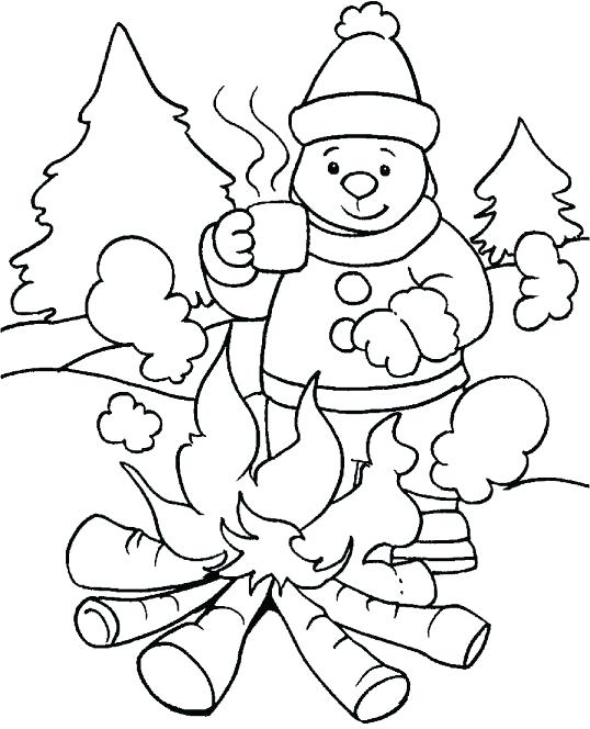 538x664 Preschool Winter Coloring Pages Preschool Coloring Pages Winter