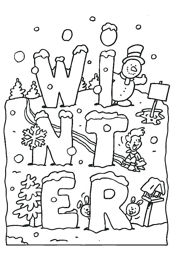 567x850 Coloring Sheets Winter Coloring Pages Winter Coloring Page