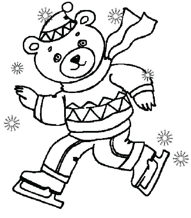 670x764 Winter Coloring Pages Adults Plus Winter Color Page Winter Color