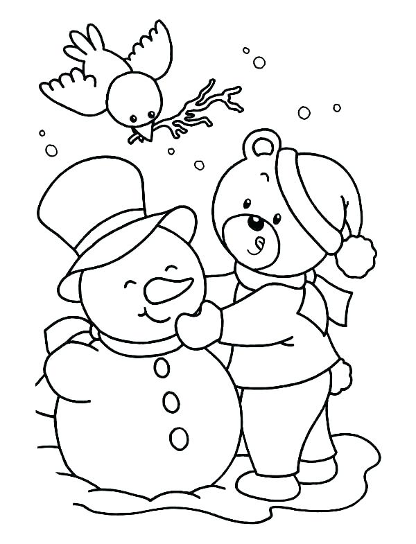 600x785 Winter Wonderland Coloring Pages Printable Coloring Pages Winter