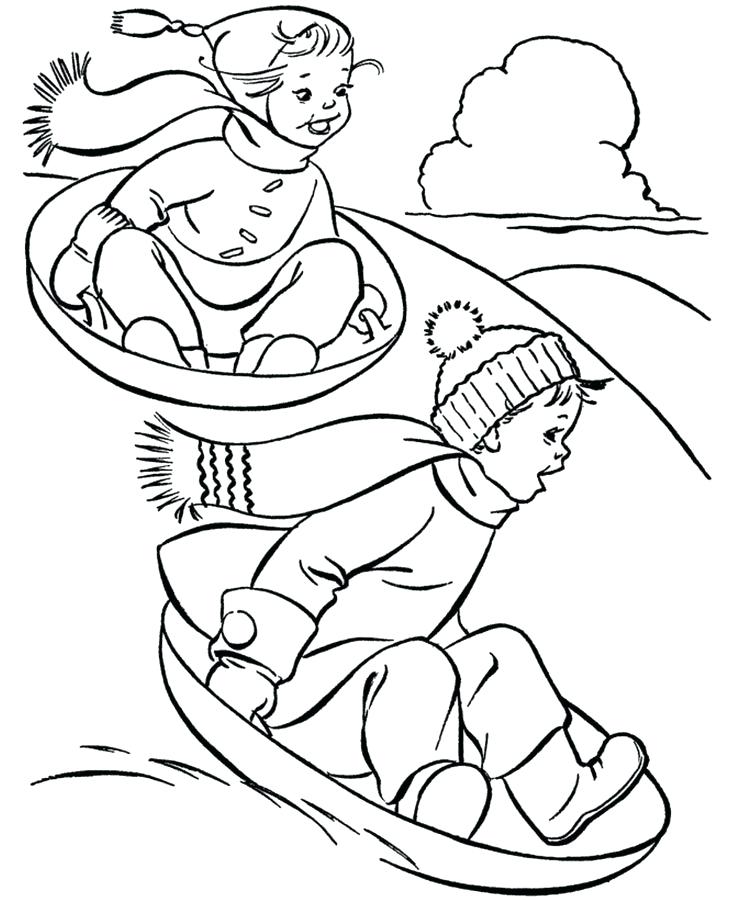 736x900 Printable Winter Coloring Pages Winter Free And Craft Free Winter