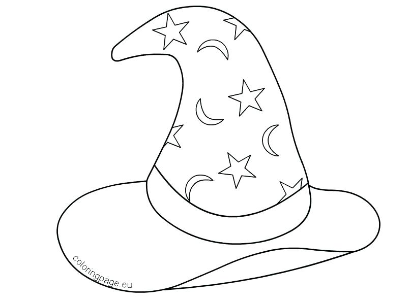 808x595 Winter Hat Coloring Page Hat Coloring Page Wizard Hat Coloring