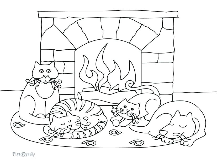 827x609 Coloring Pages Cute Baby Animals Happy Winter Everyone Page Joy