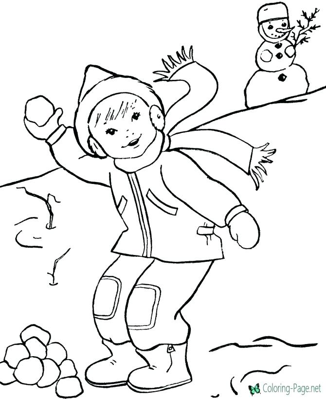 670x820 Winter Color Sheet Coloring Page Winter Coloring Pages Sheets