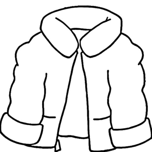 600x600 Coat Coloring Page Coat For Winter Clothing Coloring Page Coloring