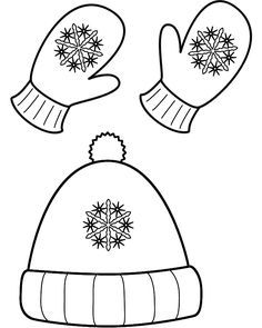 236x295 Coloring Page Skolka Winter, Mittens And Crafts