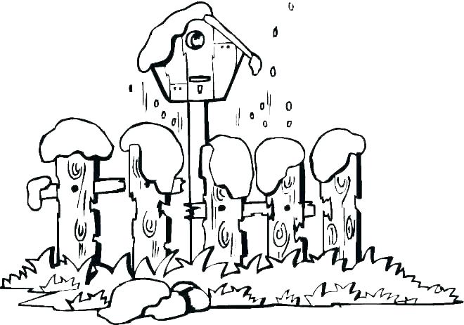 660x463 Winter Scene Coloring Pages Cliptext.co