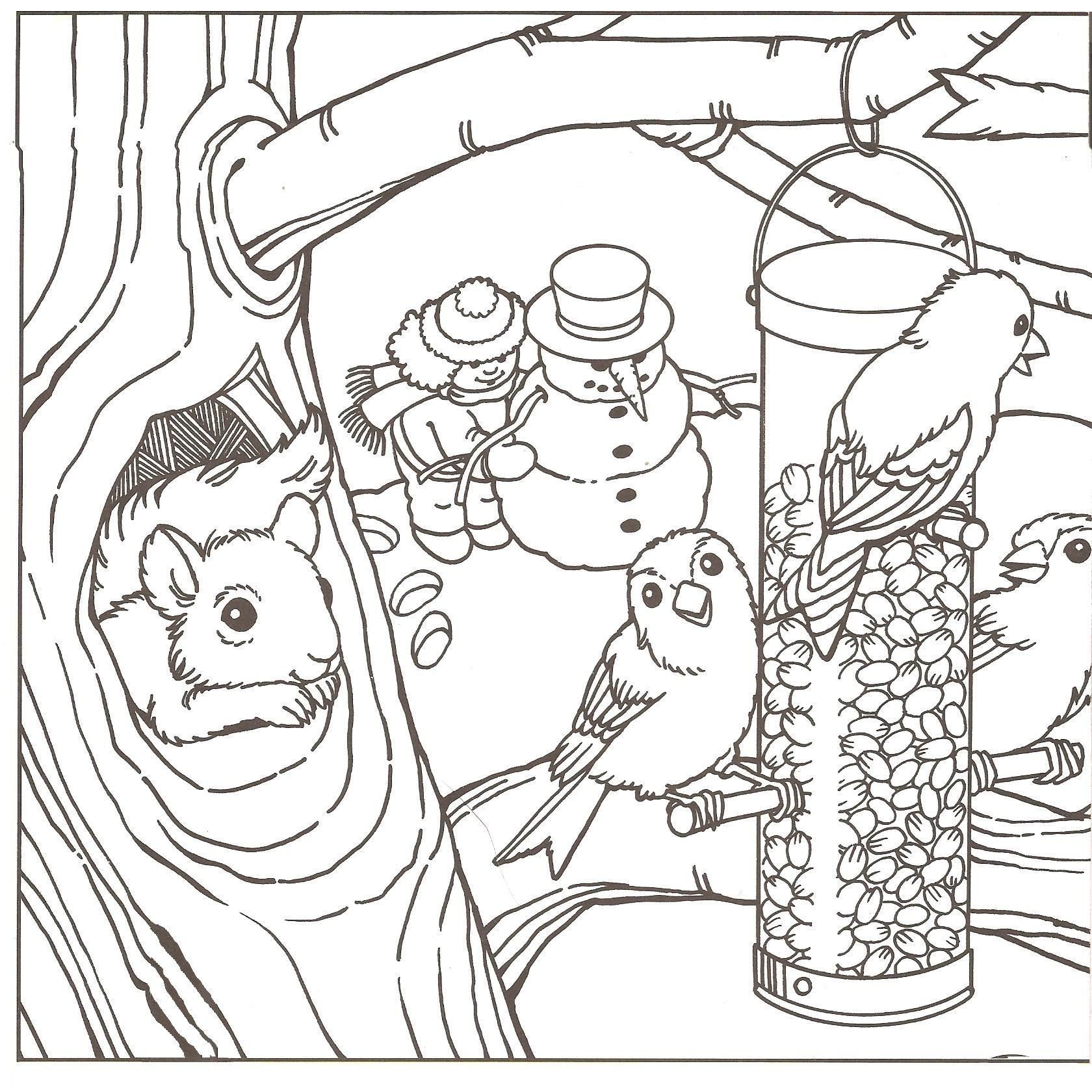 1680x1680 Fresh Animal Winter Pictures Animal Winter Mandala Coloring Page