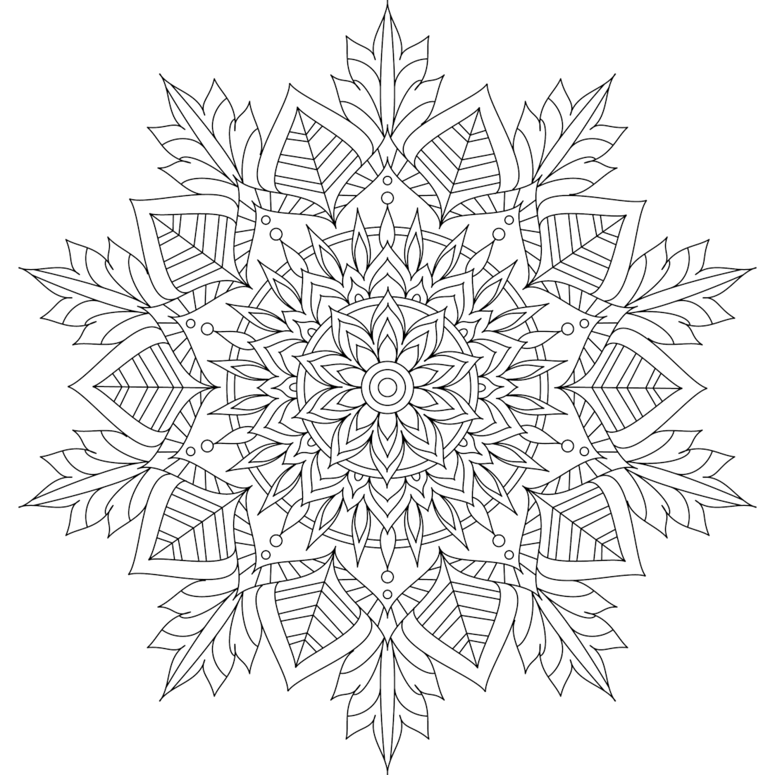 1100x1100 Winter Soul Coloring Page