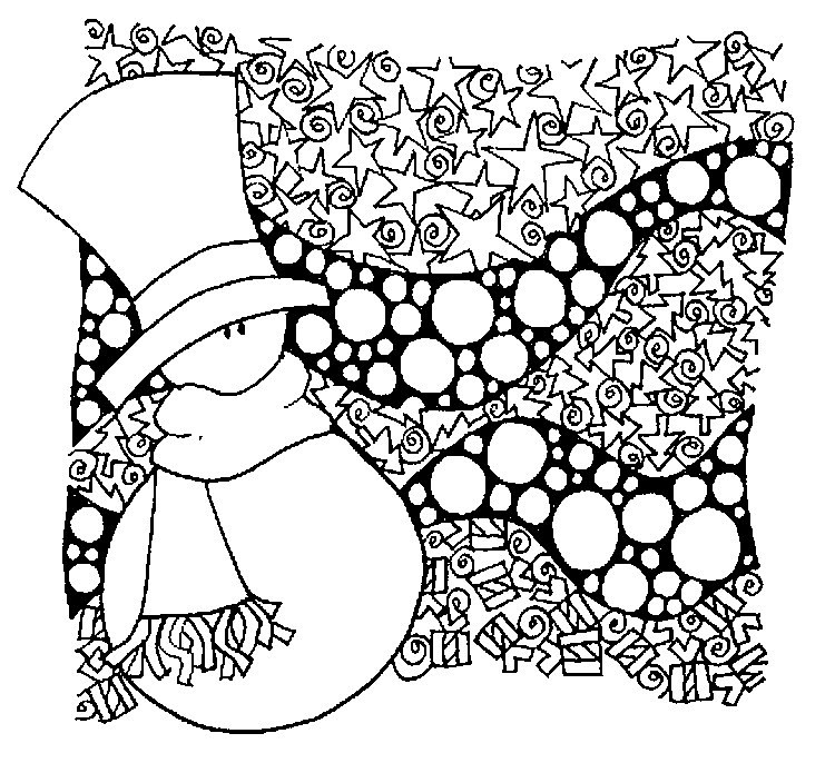 750x686 Adult Coloring Pages Winter