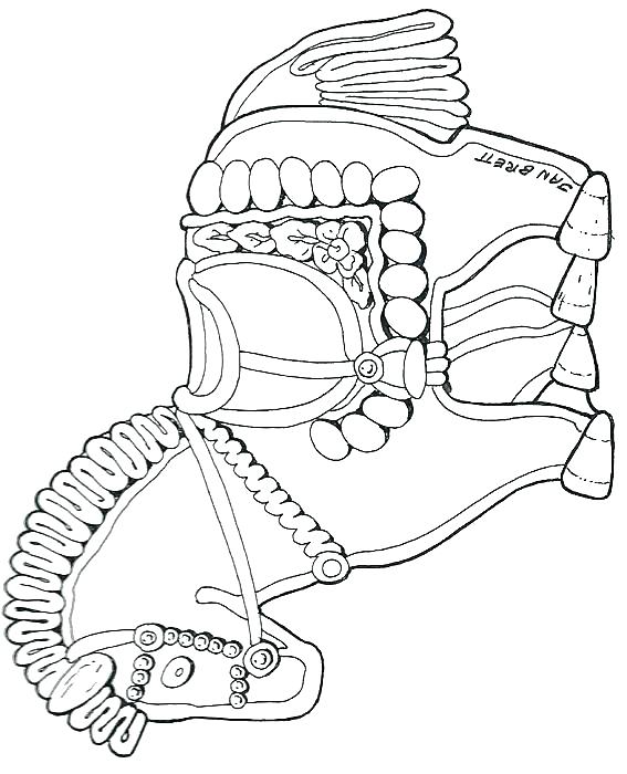 567x700 Mitten Coloring Page Mitten Coloring Pages Winter Coloring Page