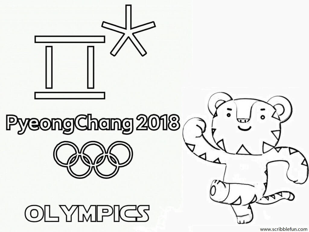 1024x768 Free Printable Winter Olympics Coloring Pages