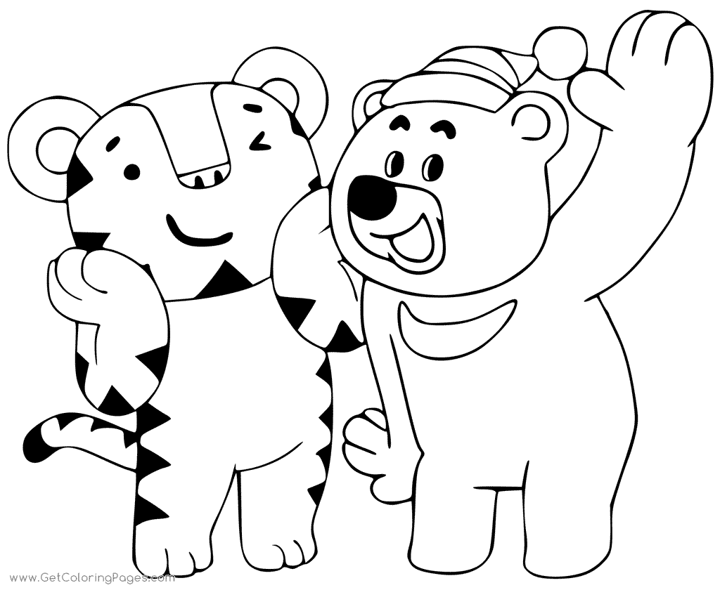 1024x840 2018 Olympic Mascot To Color