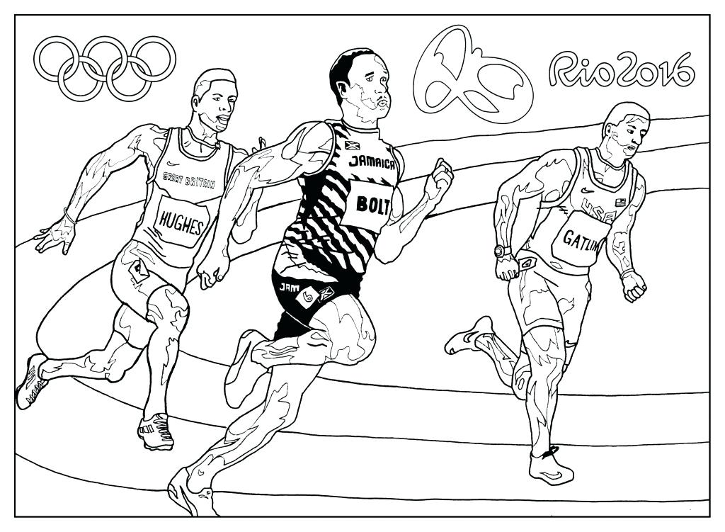 1024x751 Olympic Games Coloring Pages Get Your Kids Excited About