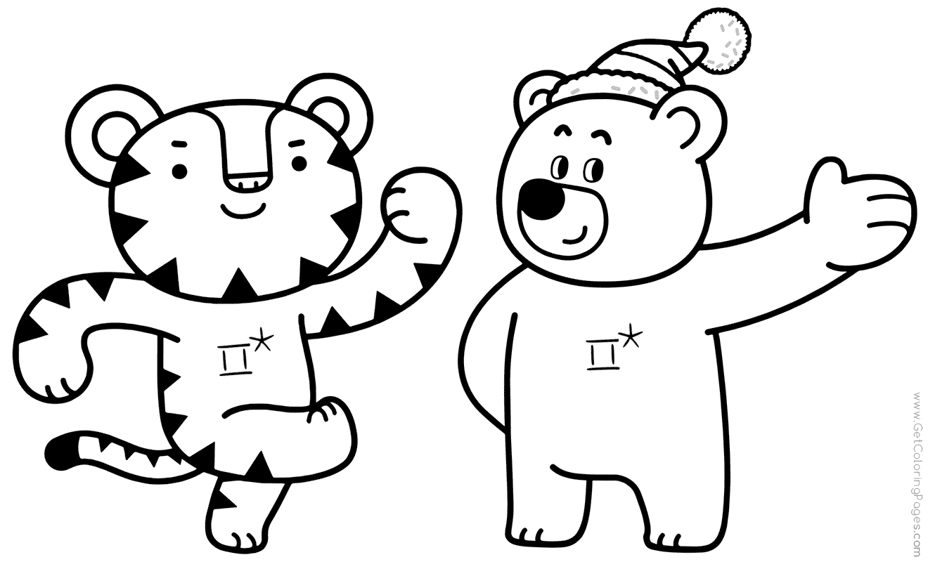 1320x800 Pyeongchang 2018 Winter Olympic Games Coloring Pages