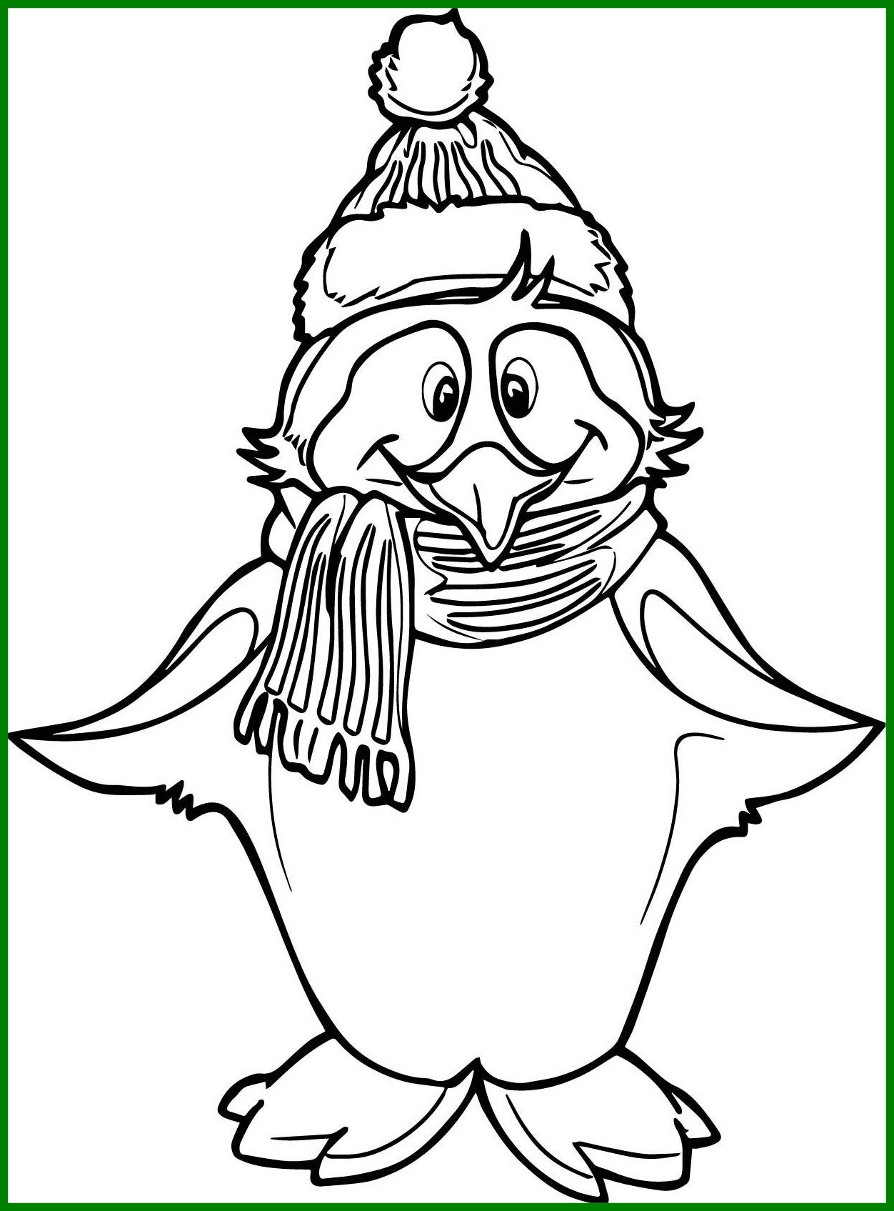1252x1695 Unbelievable Winter Penguin Coloring Page Wecoloringpage Pics