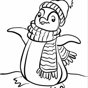 300x300 A Realistic Drawing Of Humboldt Penguin Coloring Page A Realistic