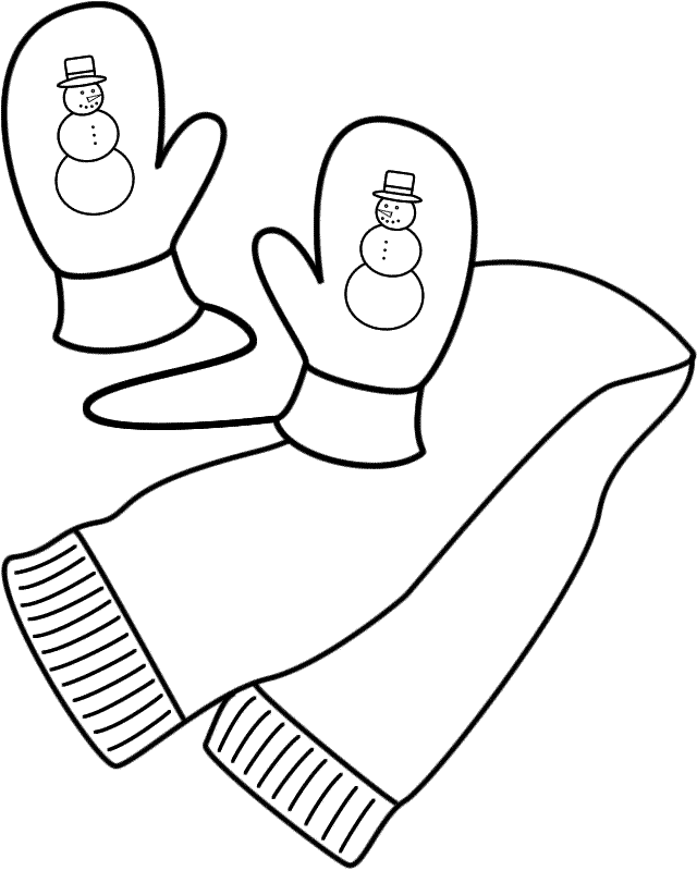 640x800 Scarf Coloring Page Az Coloring Pages Coloring Page Winter Scarf