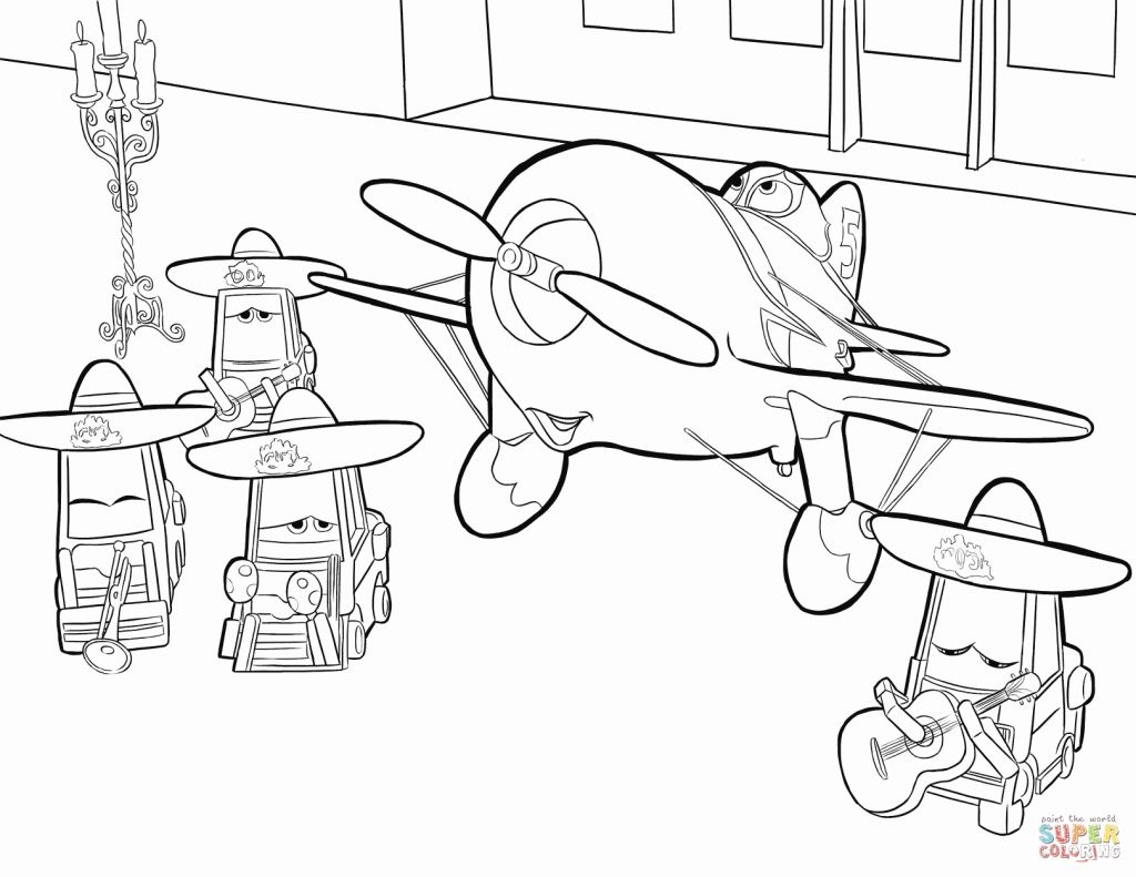Winter Scene Coloring Pages