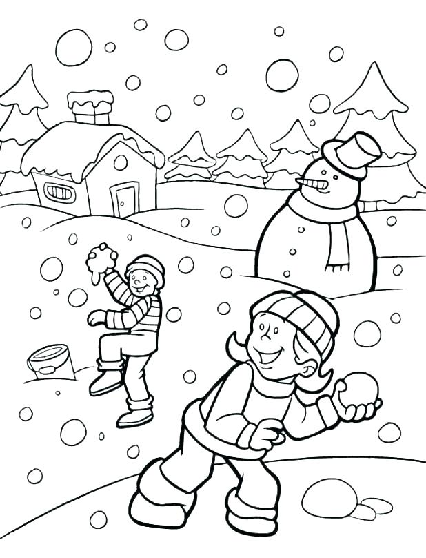 618x808 Coloring Sheets For Winter Colouring Pages Winter Season