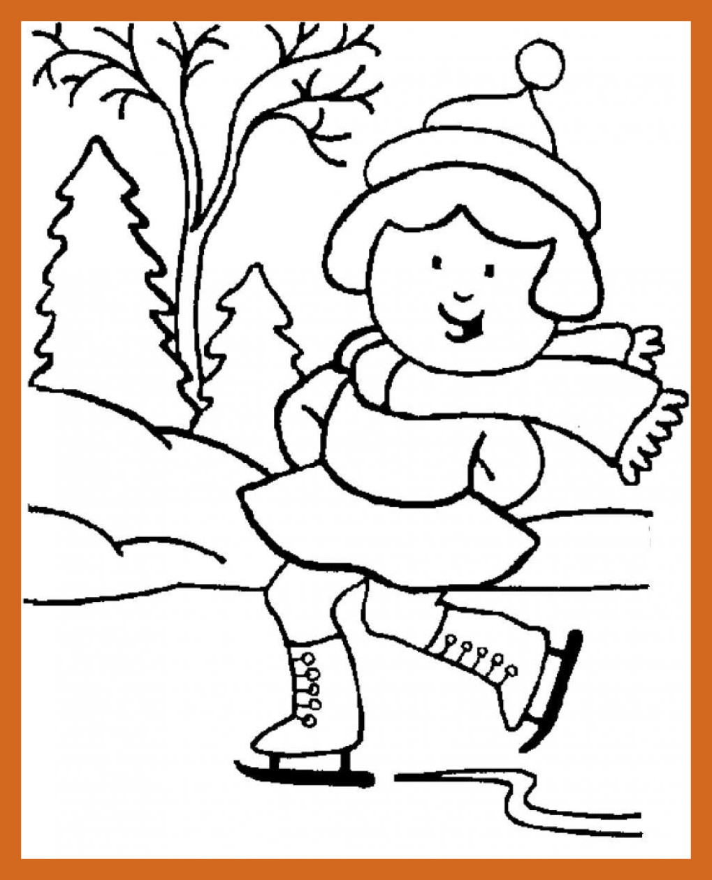 1019x1260 Unbelievable Seasonal Colouring Pages Winter Sports Coloring