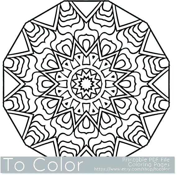 570x565 Snowflakes Coloring Page Winter Coloring Pages For Adults Winter
