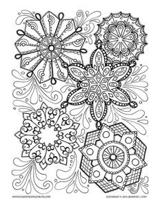 232x300 Snowflake Coloring Pages Page Printables And Labels
