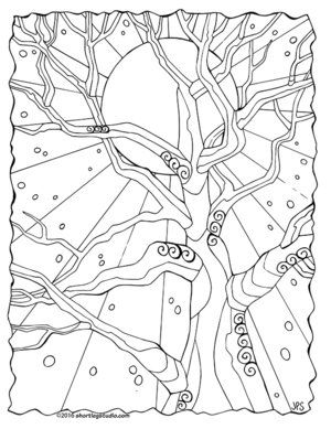 300x389 Winter Solstice Coloring Sheet Thumbnail.jpg Printable