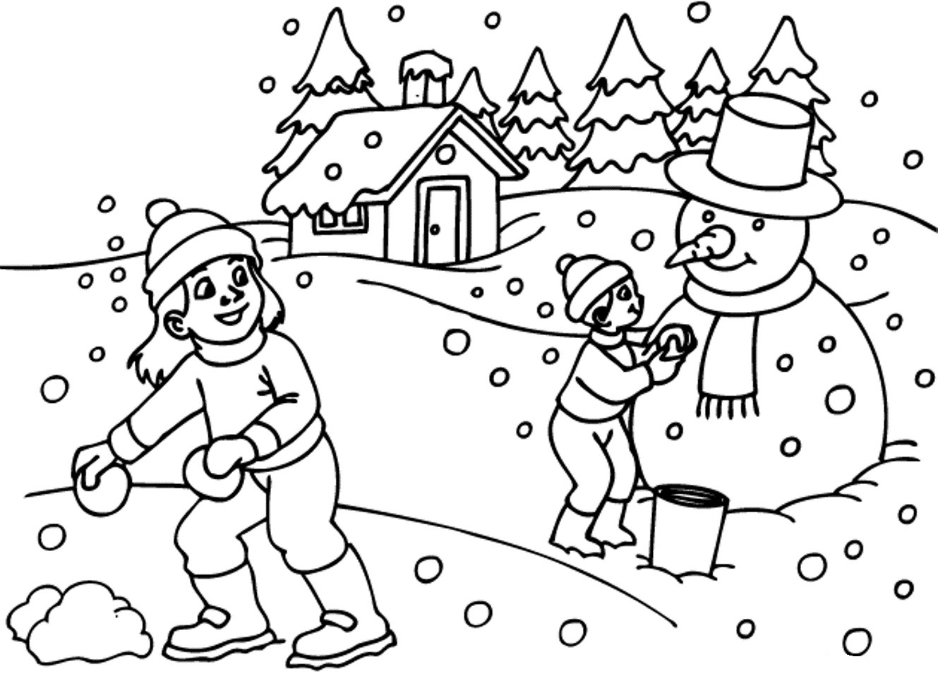1329x992 Winter Coloring Pages Printable Ebestbuyvn.co