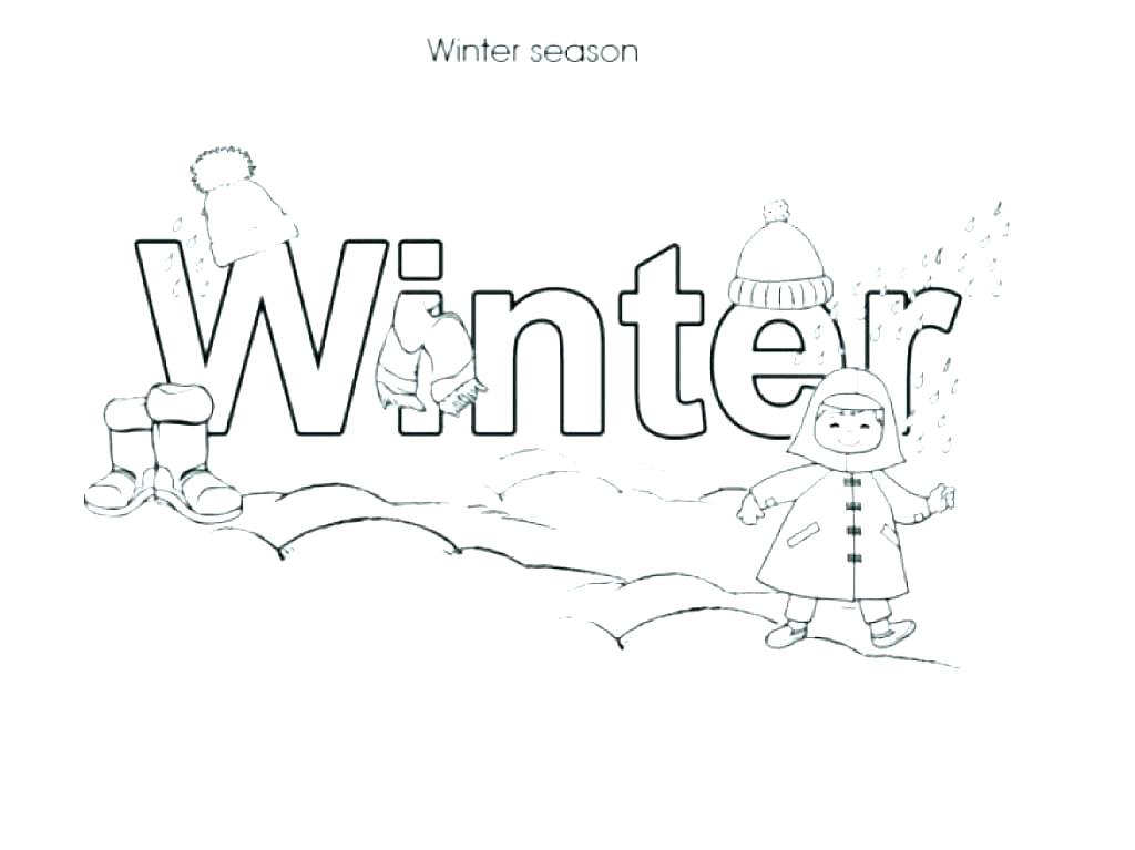 1024x767 Printable Coloring Pages Winter Happy New Year Winter Themed