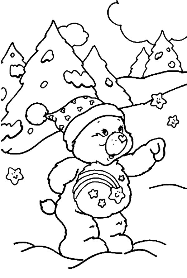 600x893 Winter Time Coloring Pages Care Bears Winter Time Coloring Pages