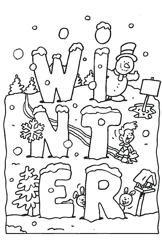 567x850 Winter Time Coloring Pages Seasons Coloring Pages Printable Full