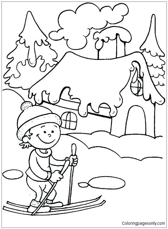 557x757 Seasons Coloring Page