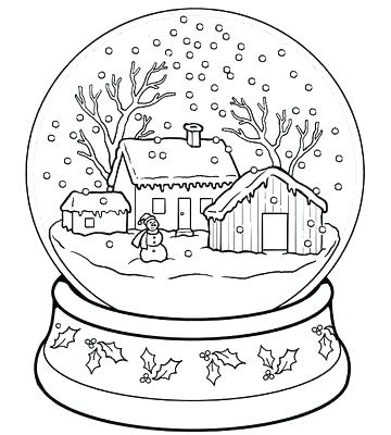360x400 Printable Coloring Pages Winter Coloring Pages To Print Out