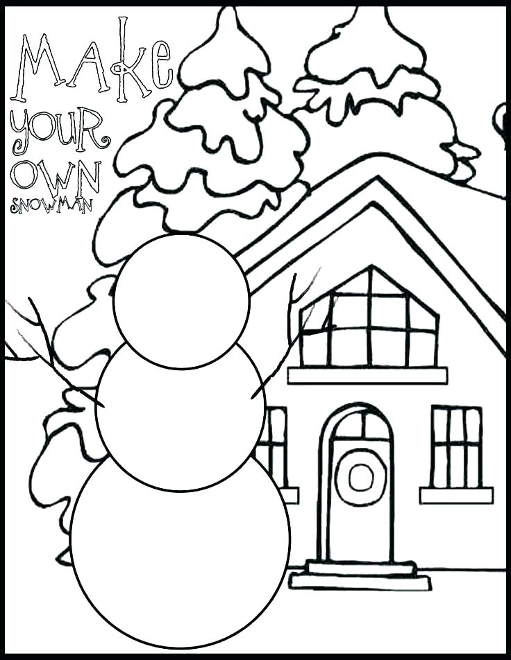 736x952 Printable Coloring Pages Winter Winter Coloring Book Pages Free