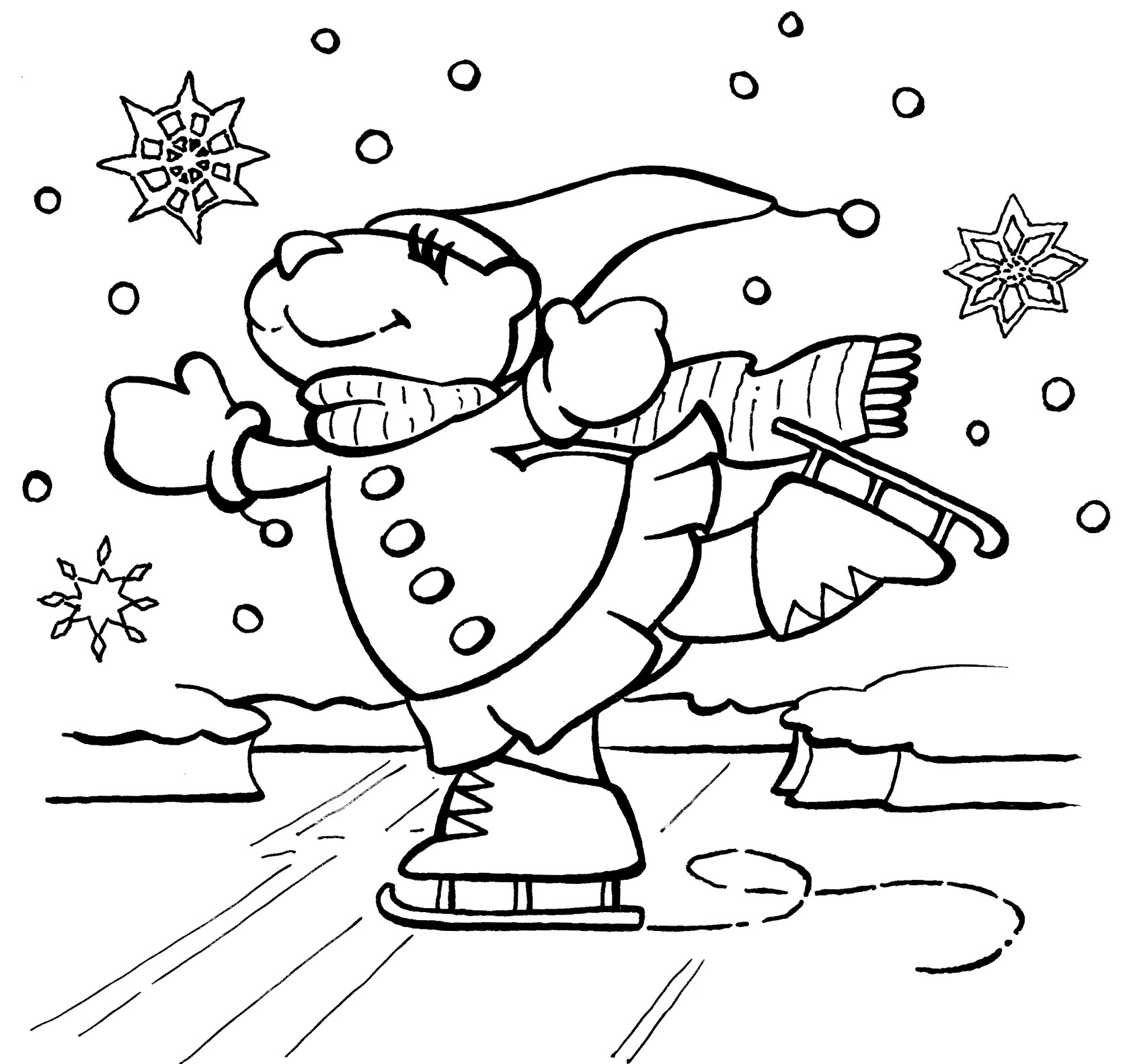 1685x1583 Printable Winter Coloring Pages Me Throughout Free