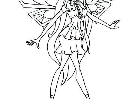 440x330 Club Coloring Pages Bloom Free Printable Club Coloring Winx Club