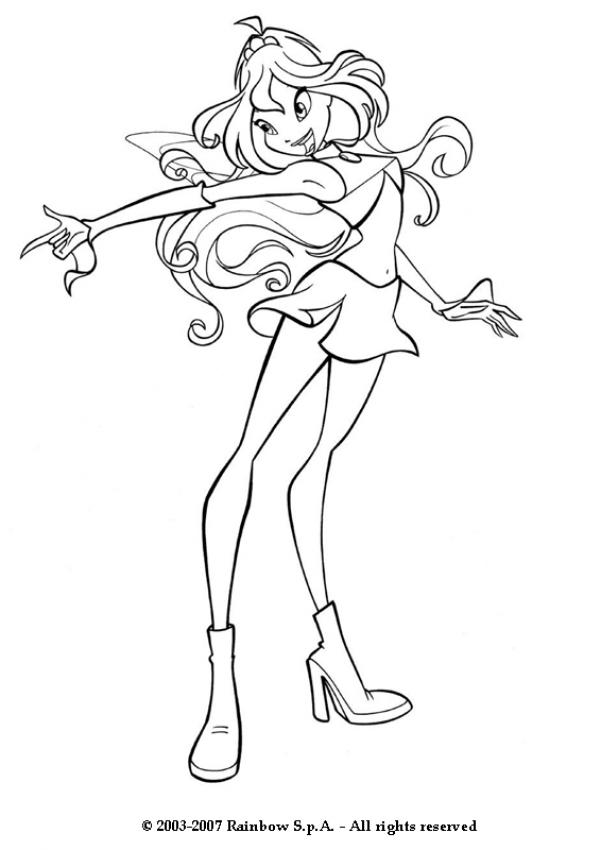 601x850 Winx Club Coloring Pages