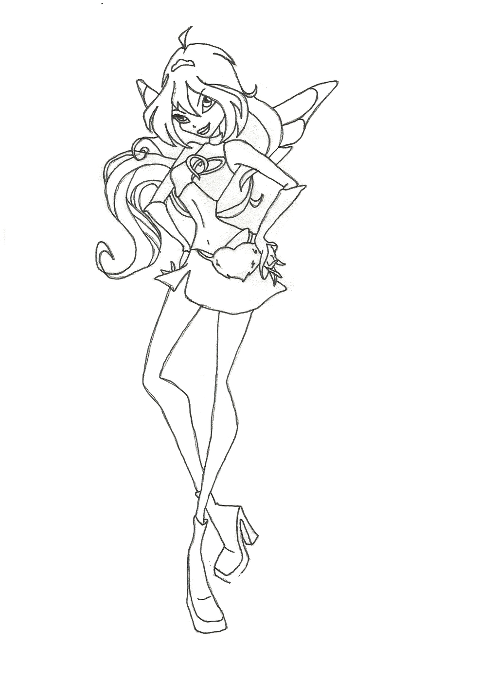 1024x1397 Winx Club Charmix Bloom Coloring Page By Timefairy237