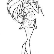 220x220 Flora From The Winx Club Coloring Pages