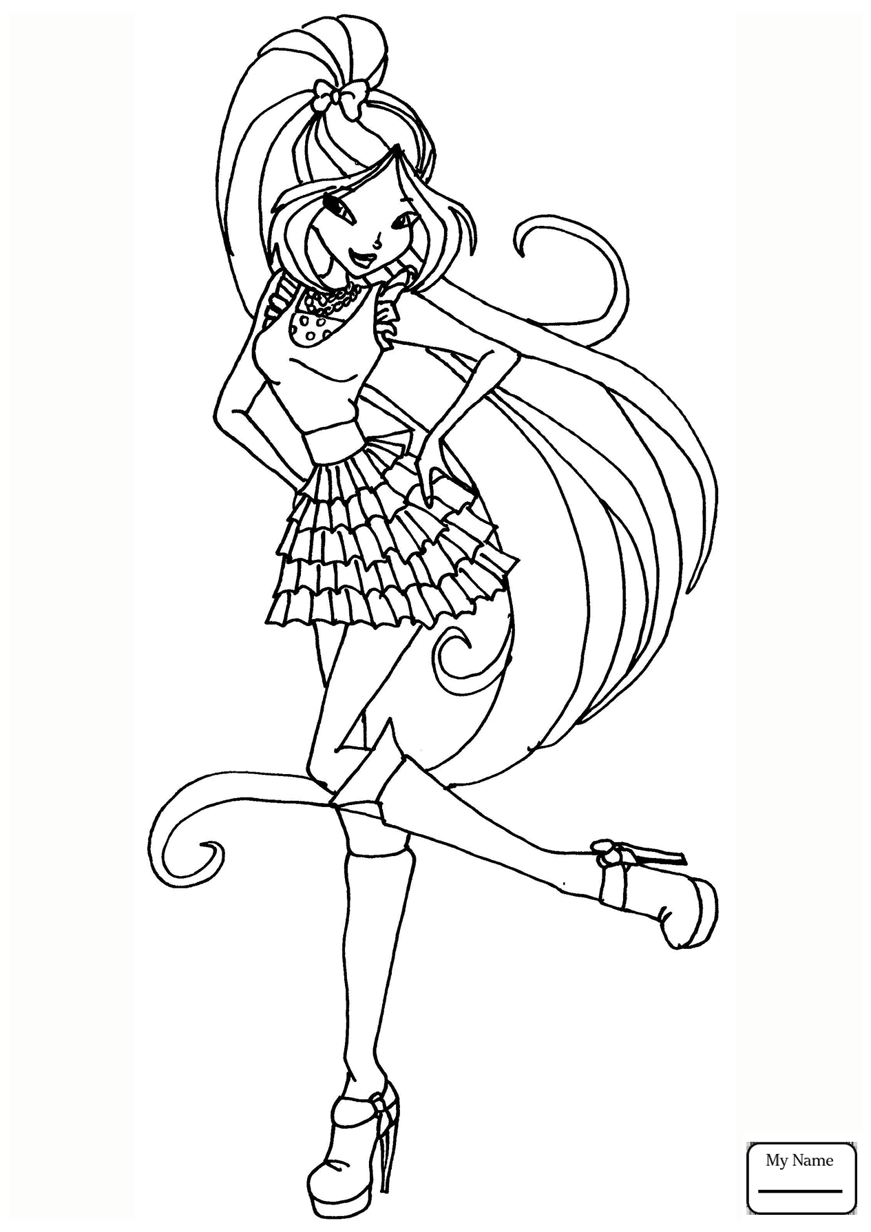 1265x1789 New Winx Club Coloring Pages Collection Printable Coloring Sheet