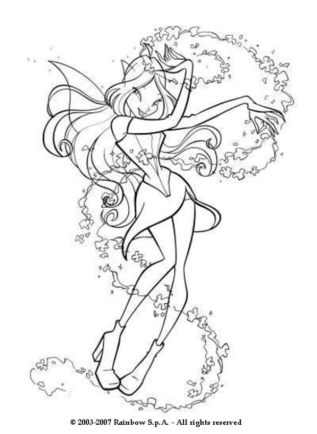 621x850 Winx Club Coloring Pages