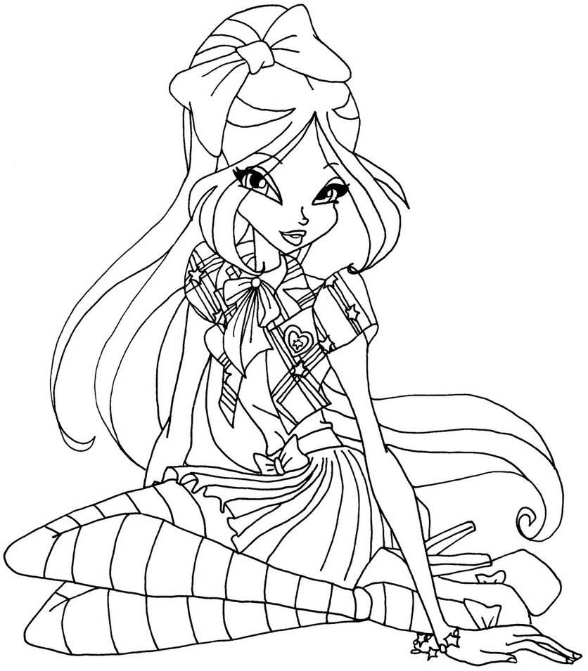 836x955 Flora School By Elfkena