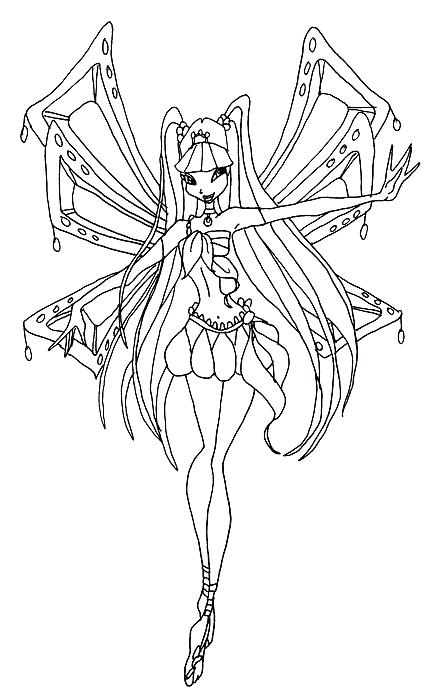 Winx Club Musa Coloring Pages