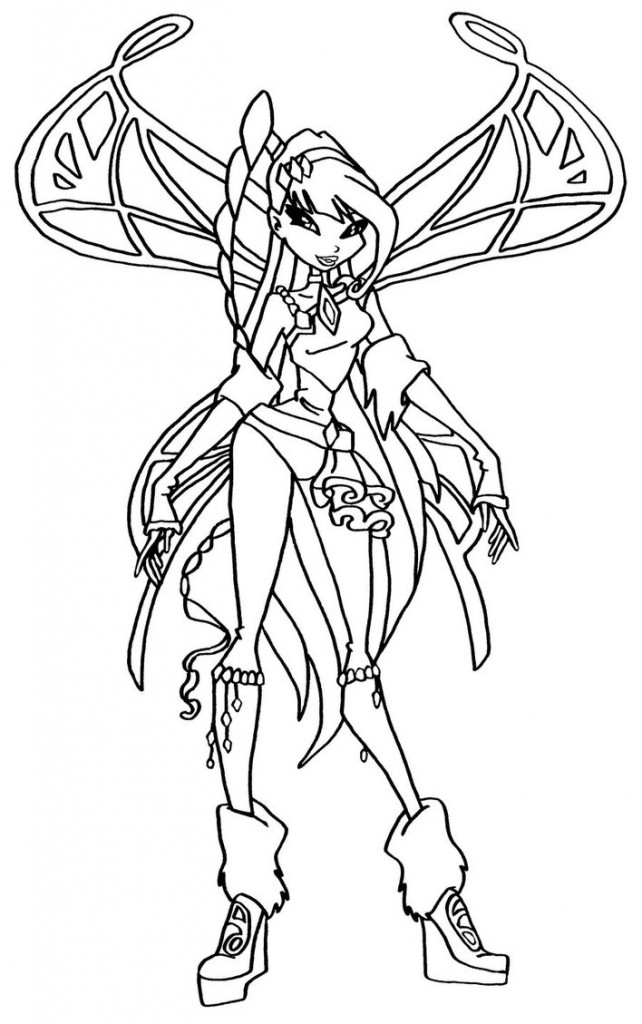 642x1024 Musa Winx Coloring Pages