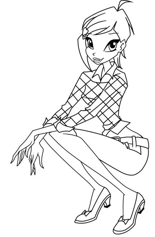 500x761 New Winx Sirenix Coloring Pages Winx Club Musa Coloring Pages