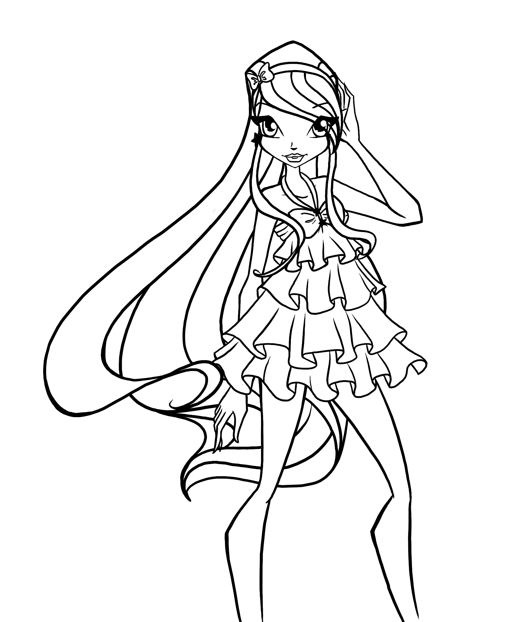 1776x2104 Winx Club Coloring Pages