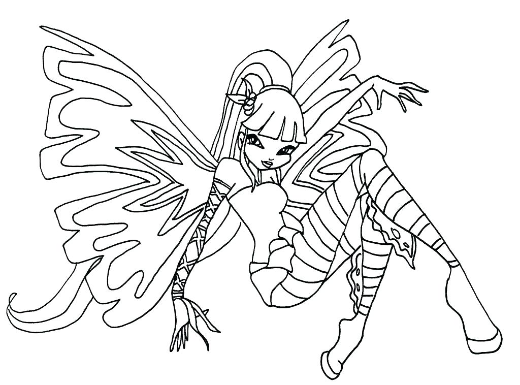 1024x758 Winx Club Musa Harmonix Coloring Pages Lovely Image Page Printable