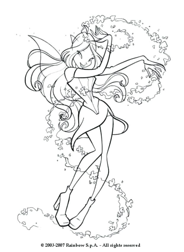 621x850 Winx Club Coloring Pages Musa